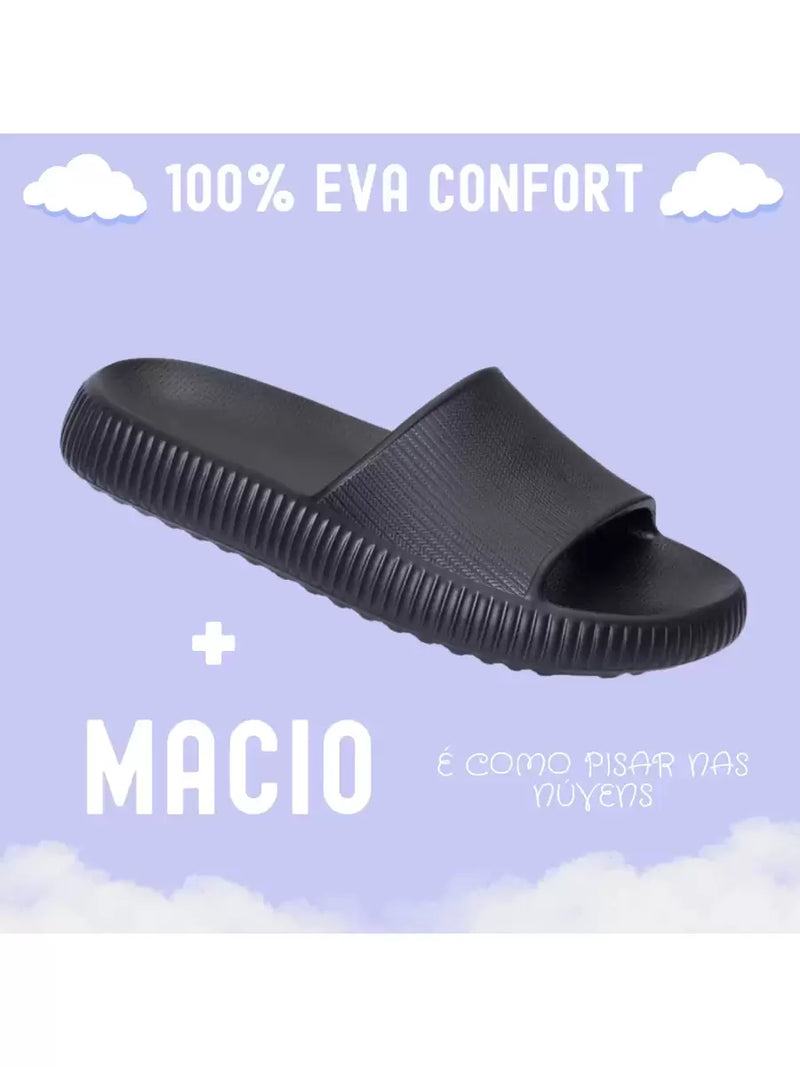Chinelo Slide Nuvem UNISSEX Confortável Ortopédico 100% EVA Borracha Anatômica Lindo Estiloso Confortável Macio 33 ao 46