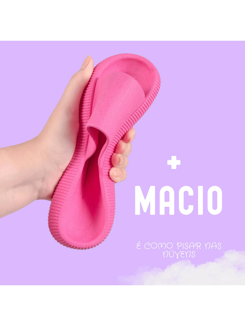 Chinelo Slide Nuvem UNISSEX Confortável Ortopédico 100% EVA Borracha Anatômica Lindo Estiloso Confortável Macio 33 ao 46
